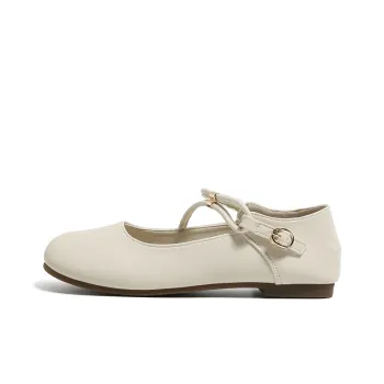 HUANQIU Flat Mary Jane Shoes Women's