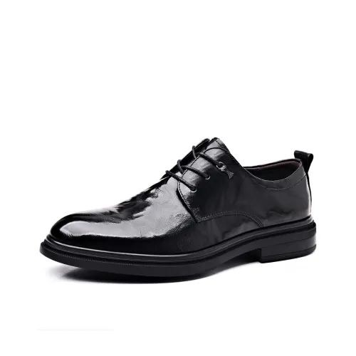 Help Dress Shoes Men Low Top Black