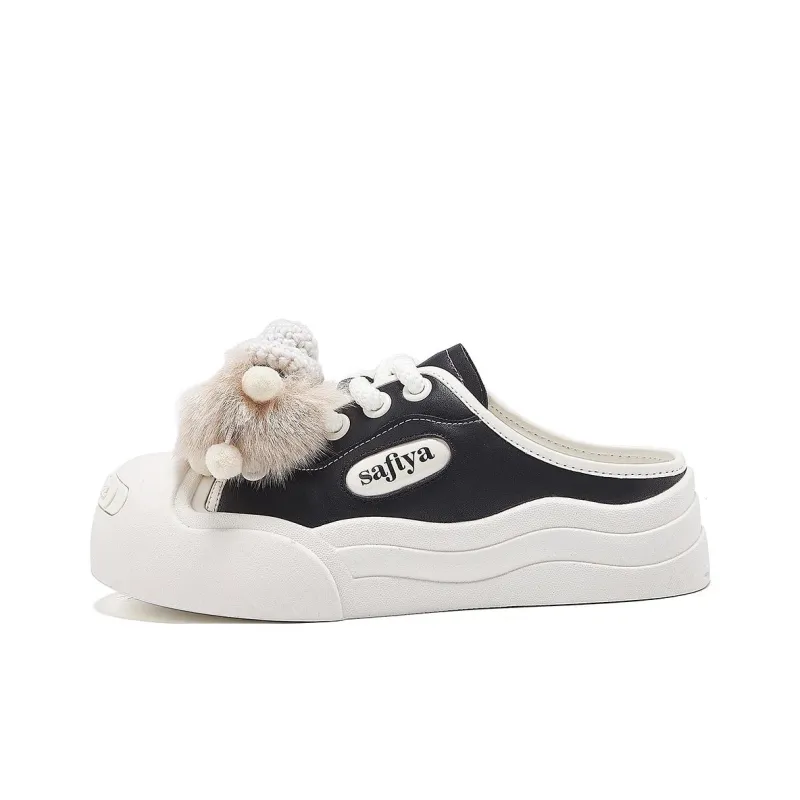 XINGQILIUQIXIA x Safiya Wrap toe Slippers Women's-0
