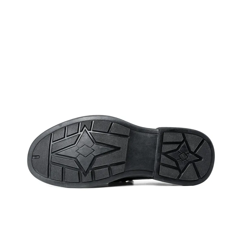 Sonno Men's Casual Shoes Men Low Top Black/Brown-5
