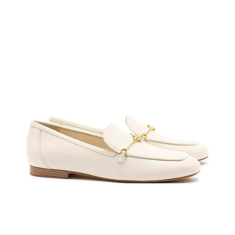 Larroude Katherine Loafers Women's White-2