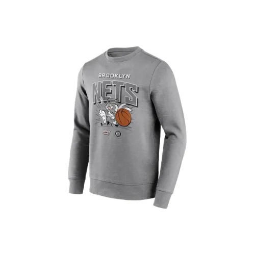 NBA Brooklyn Nets Sweatshirts Men Gray