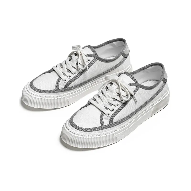 Rummaden Anti-Slip Wear-Resistant Lightweight Breathable Low-Top Canvas Shoes Men's-5