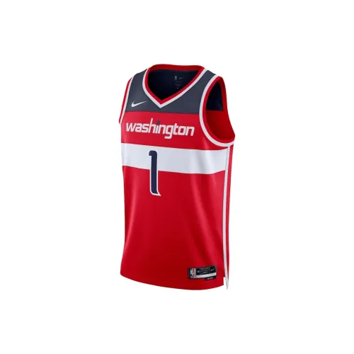 Nike X NBA Washington Wizards Basketball Jerseys Unisex Red