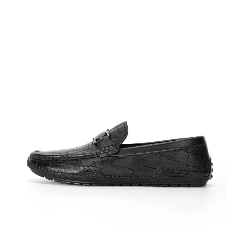 Banas Gommino Loafers Men Black/Black-1