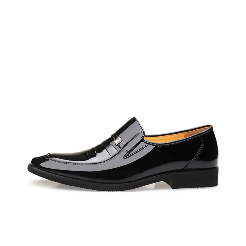 LAORENTOU Dress Shoes Men Low Top Black-15