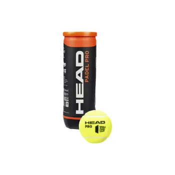 HEAD PADEL PRO Tennis Balls Cotton, Nylon, Wool Match Ball Competition Neon Yellow