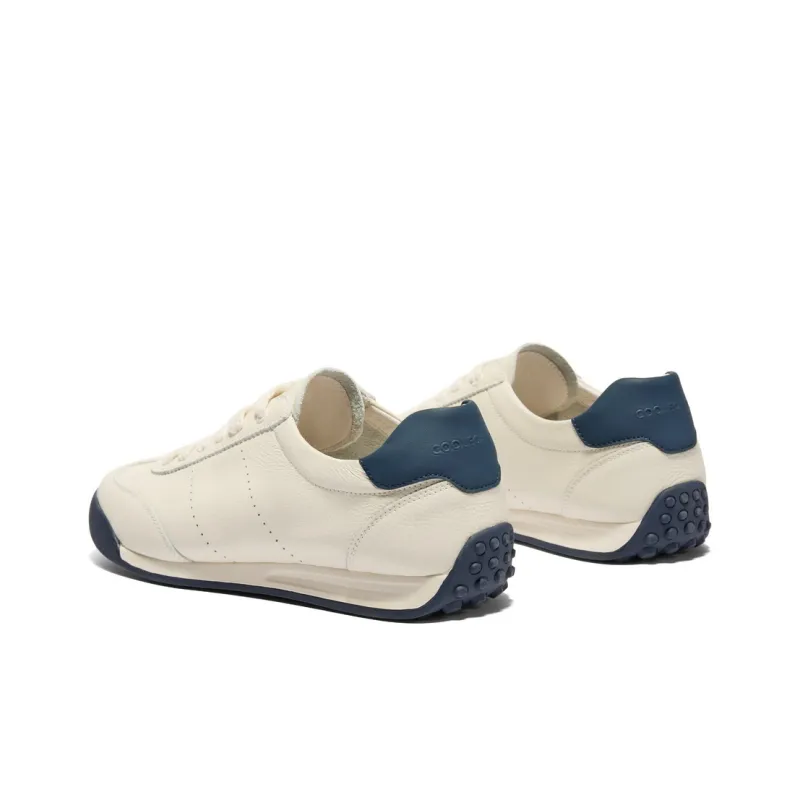 BELLE Anti-Slip And Wear-Resistant Lightweight Low-Top Casual Shoes Men's White Blue-3