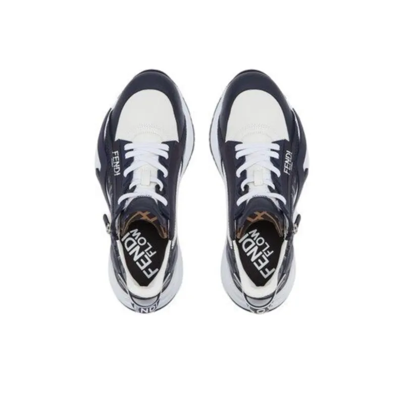 FENDI Flow Ff Jacquard Sneakers-3