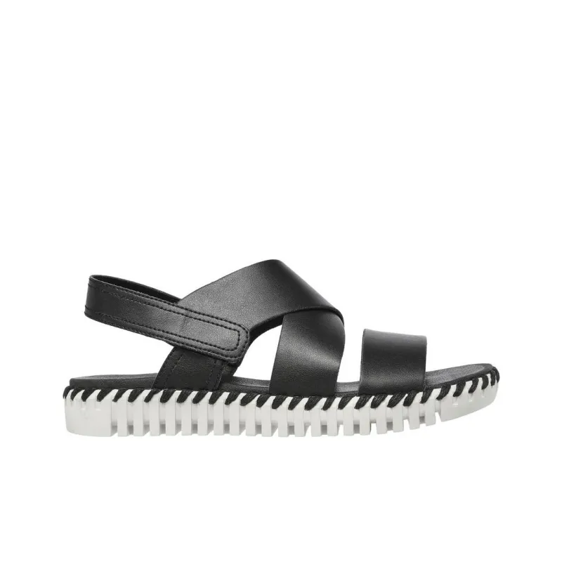 Skechers Sepulveda Beach Sandals Women's Black White-1
