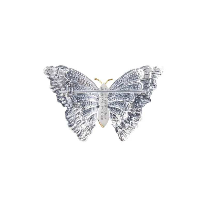 BUCCELLATI Turquoise, Silver Brooches Unisex Silver-2