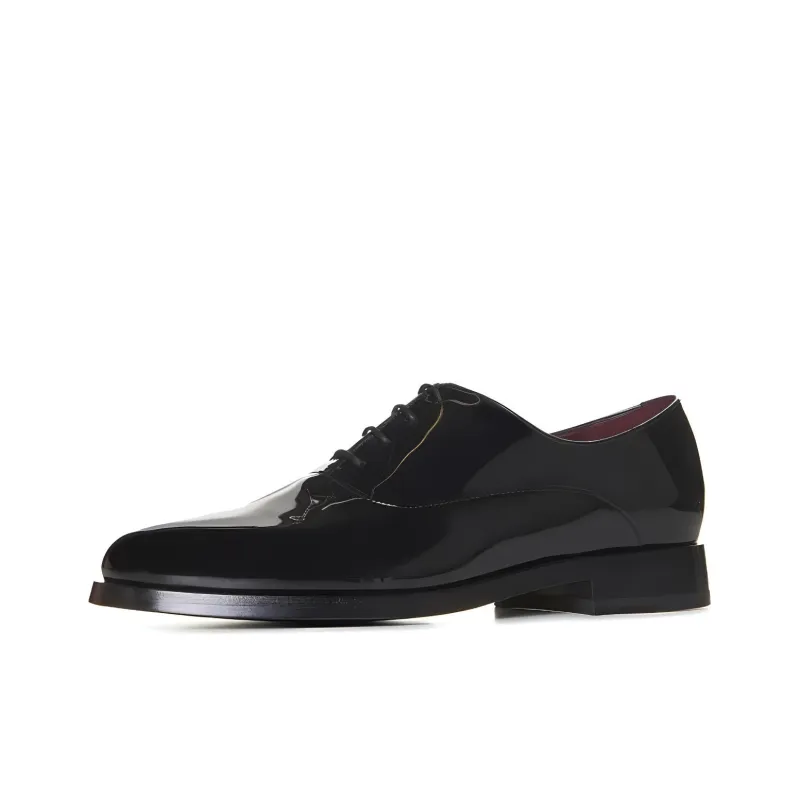 Valentino Round Toe Slip On Oxford Shoes-2