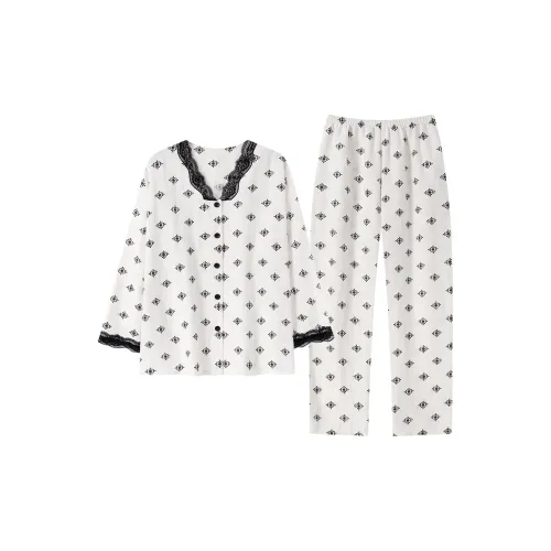 Herbal Primer Pajama Set Women's Image Color