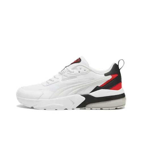 PUMA Vis2k Anti Slip Wear Resistant Low Top Casual Shoes Men's White