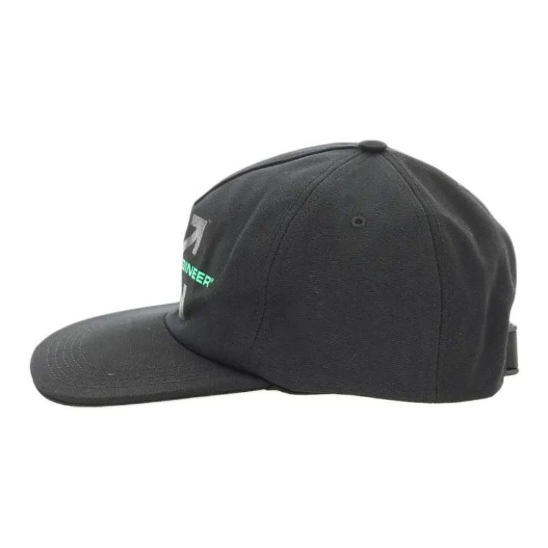 OFF WHITE Cotton Baseball Caps Men's Black-2