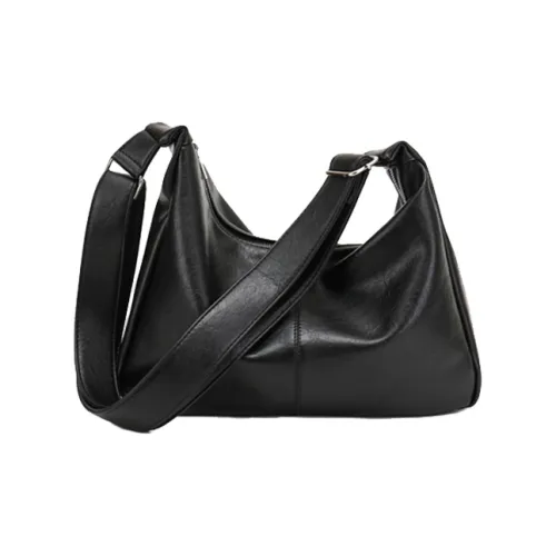 BETTERSAY Synthetic Leather Crossbody Bag, Shoulder Bag Large Size Women's Black/Coffee