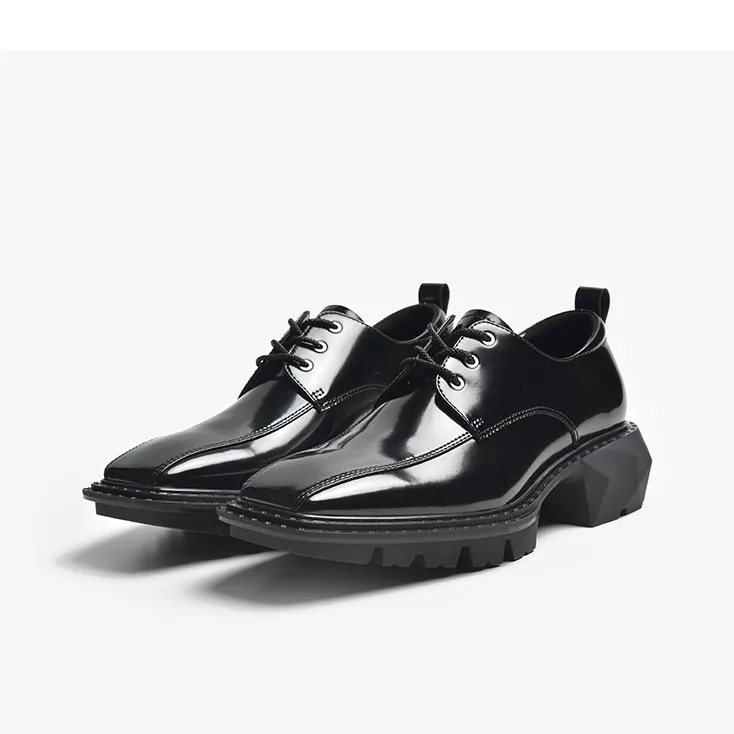 Yipinfanfan Dress Shoes Men's Black-0