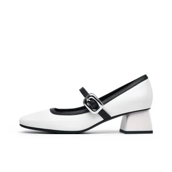 Chrisdien Deny Mary Jane Shoes Women's Ecru