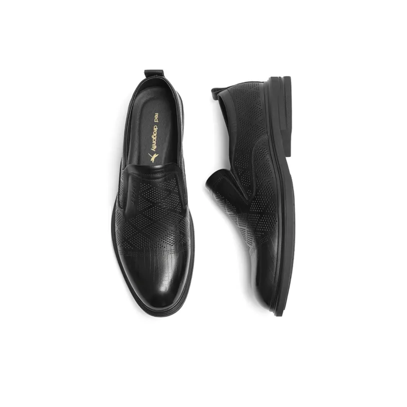 RED DRAGONFLY Casual Shoes Slip on Men's Dress Shoes Men's Black-6