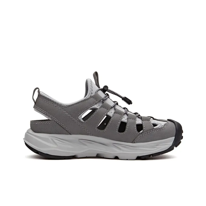 Jeep Breathable Anti Slip And Wear Resistant River Trekking Shoes Men's Light Gray-1