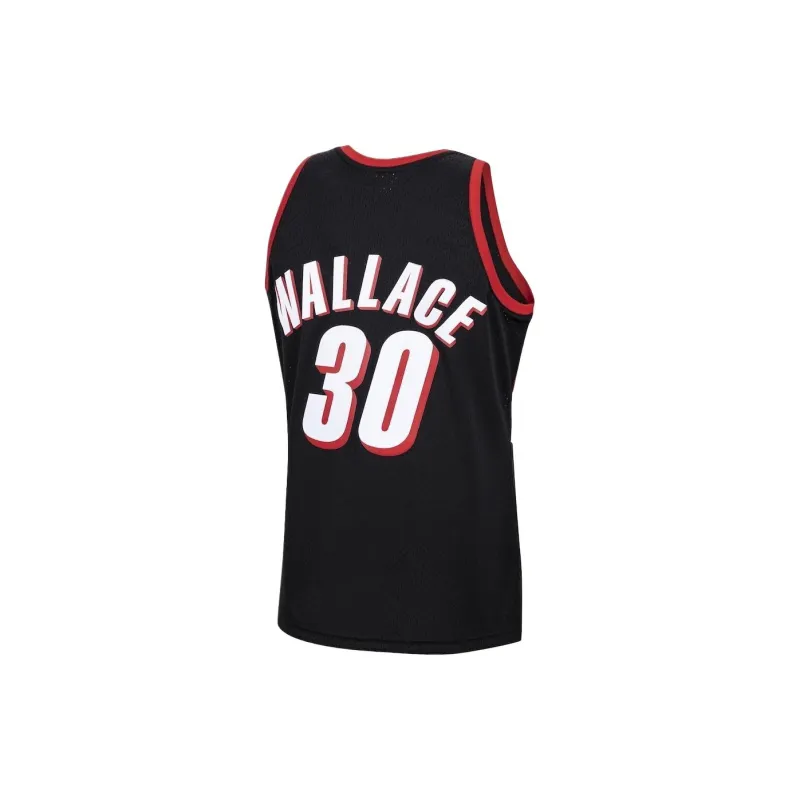 NBA x Mitchell & Ness Portland Trail Blazers Rasheed Wallace Basketball Jerseys Men's Black-1