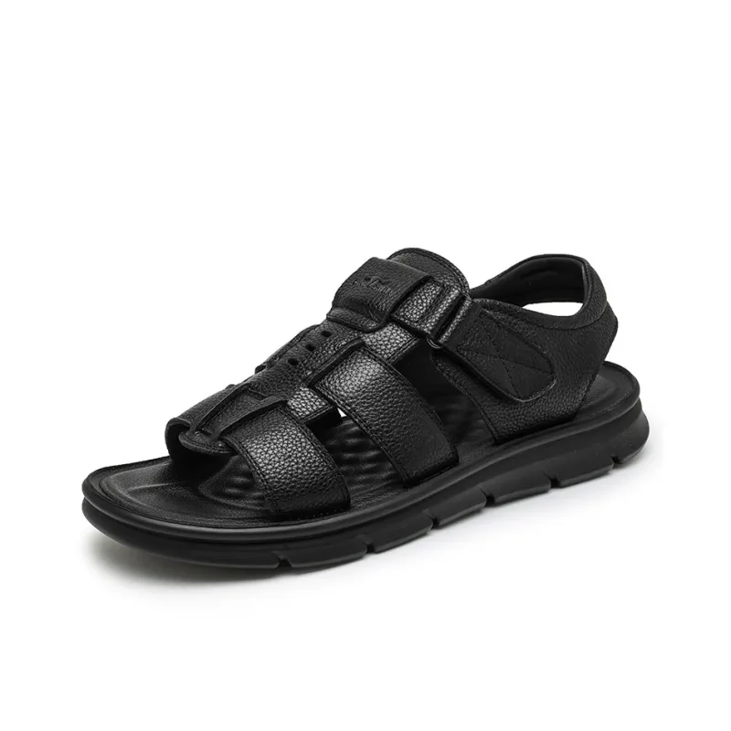 G.N.SHIJIA Beach Sandals Men Black/Brown-0