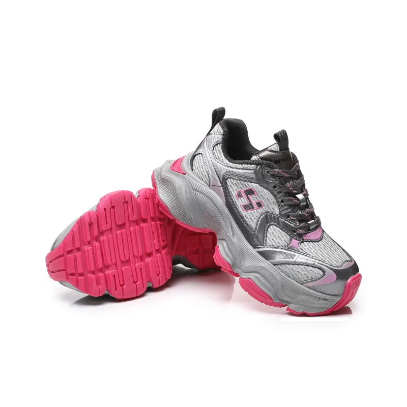 HSTYLE Cushioning Anti-Slip And Wear-Resistant Low-Top Chunky Sneakers Women's-9