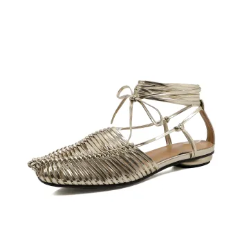 AIQINISHA Roman Sandals 1cm Women's