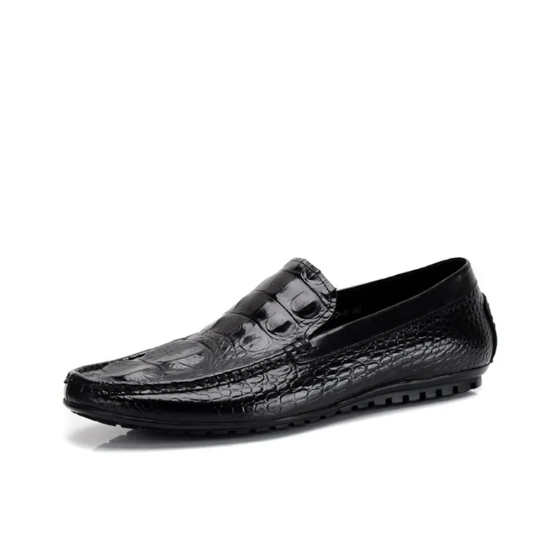 Bansley Gommino Loafers Men's Black-0