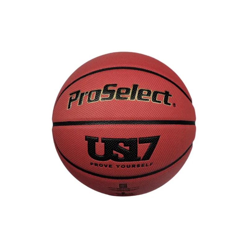 ProSelect x US17 PU Basketball Brown Size 7 Ball Training Unisex-0