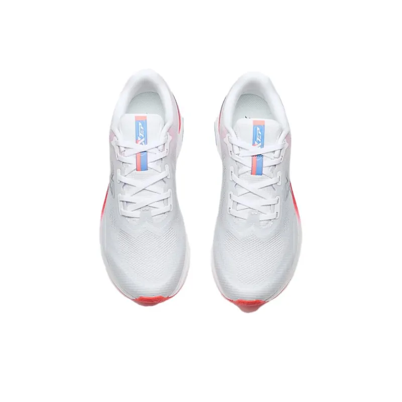 XTEP Cushioning Rebound Low Top Running Shoes Women's White Red Blue-3