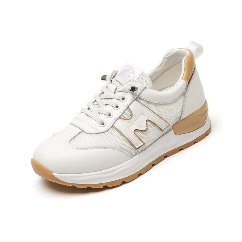 Cigna Breathable Mid-Top Mid-Age Mother Shoes-0