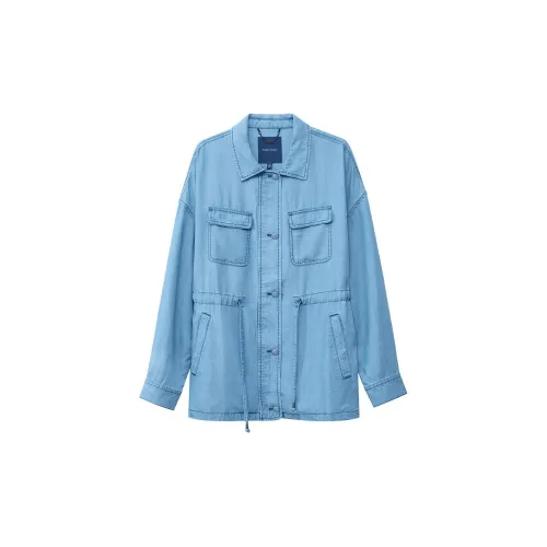 NAUTICA Denim Jackets Women's Blue