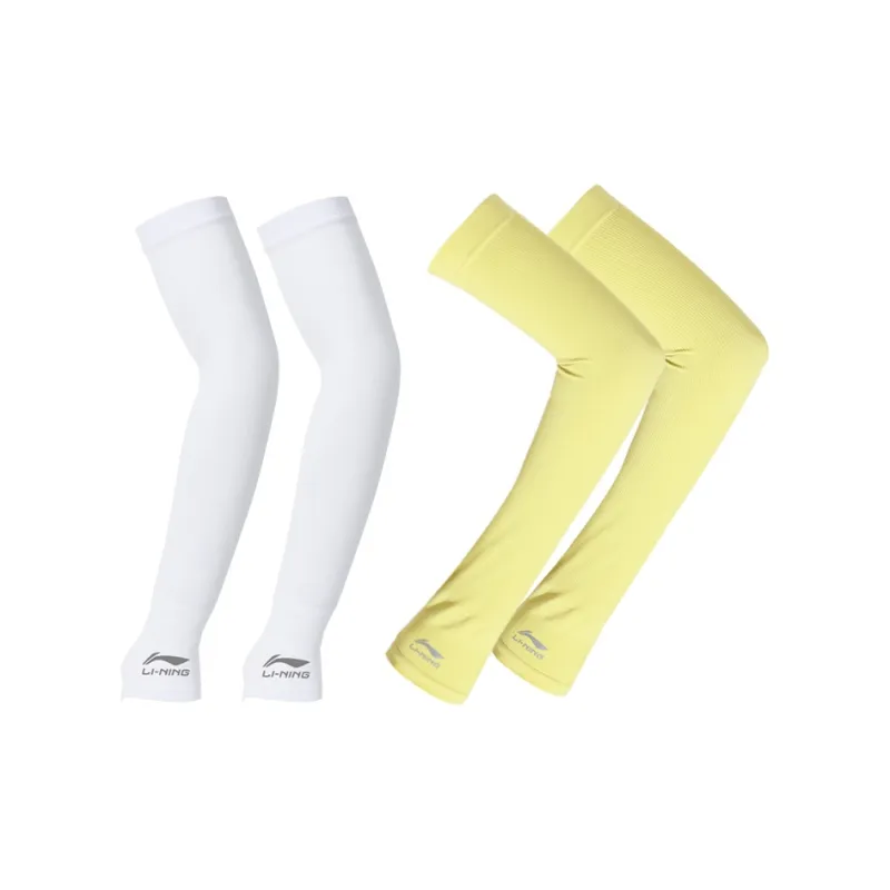 LiNing Road Bike Mountain Riding Gear Cycling Arm Warmers Outdoor Sports Running Travel Long Sleeve Unisex Polyamide-44