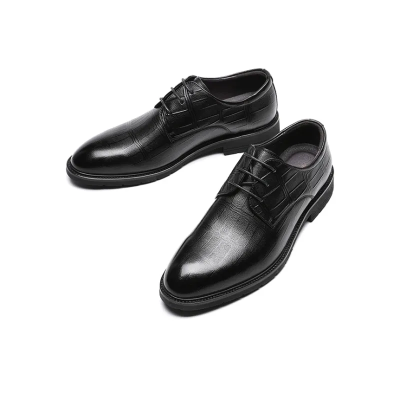 RED DRAGONFLY Height Increasing Leather Shoes Men's-1