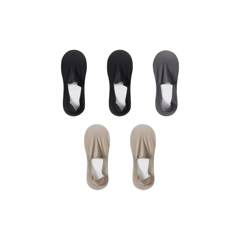 MIIOW No Show Socks Men's 5 Pack-3
