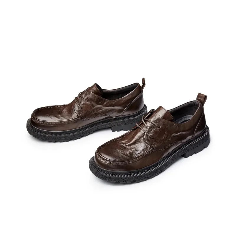LEYGMENLG Men's Casual Shoes Men Low Top Black-5