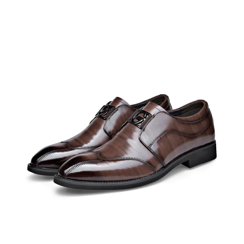 MODENGPAN Dress Shoes Men's Black-3