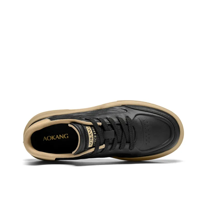 AOKANG Height Increasing Wear-Resistant Lightweight Slip-Resistant Low-Top Casual Shoes Men's Exclusive Box-4