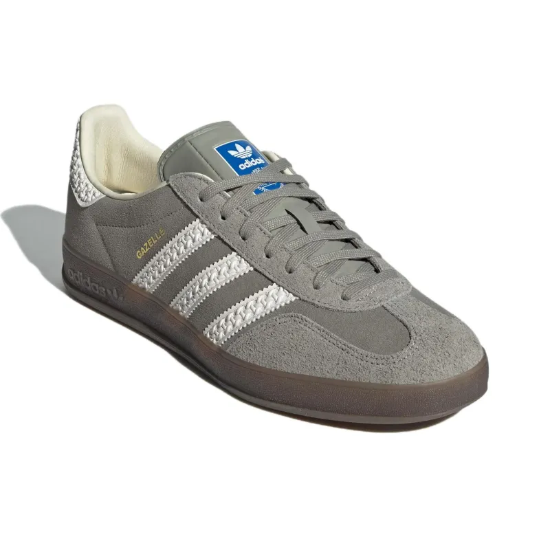Adidas Gazelle Indoor Dark Grey White-2
