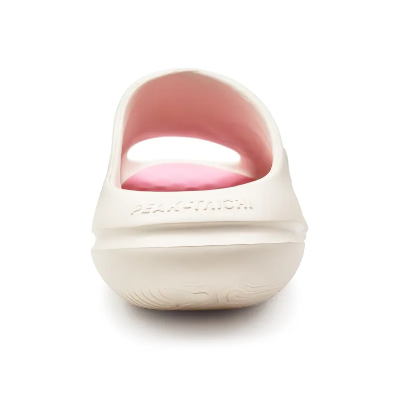 PEAK Sports Slippers Unisex Ecru Cherry Blossom Pink-5