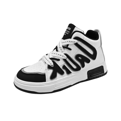 Moffett Cushioning High-Top Skateboard Shoes