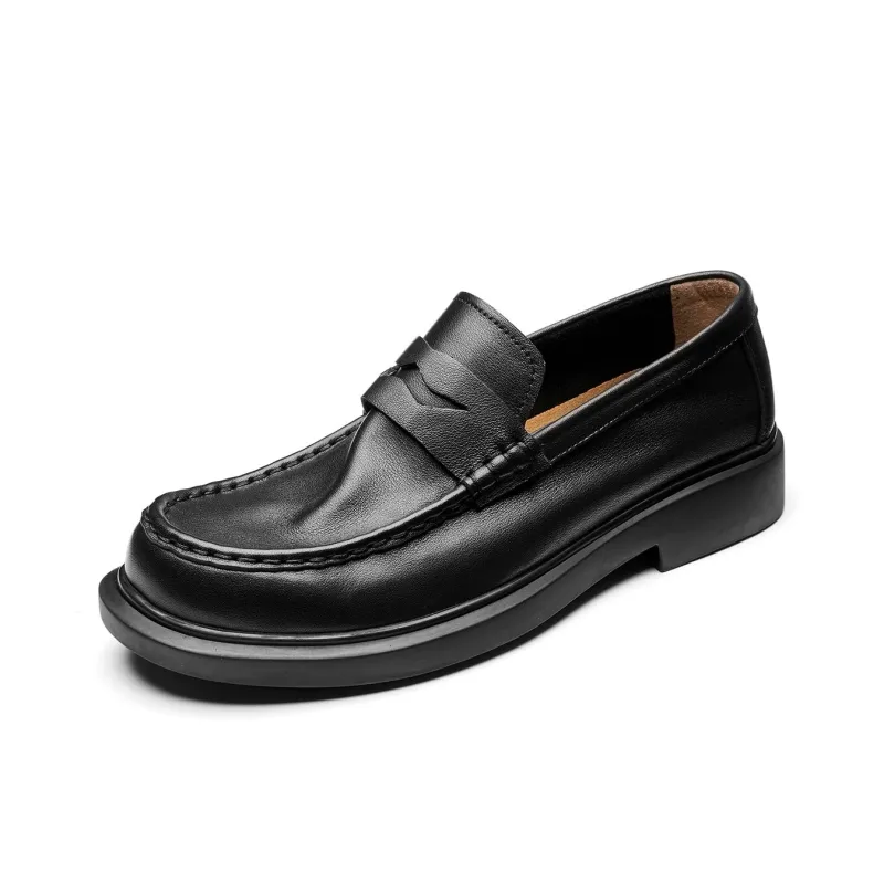 LEYGMENLG Men's Casual Shoes Men Low Top Black/Apricot-0