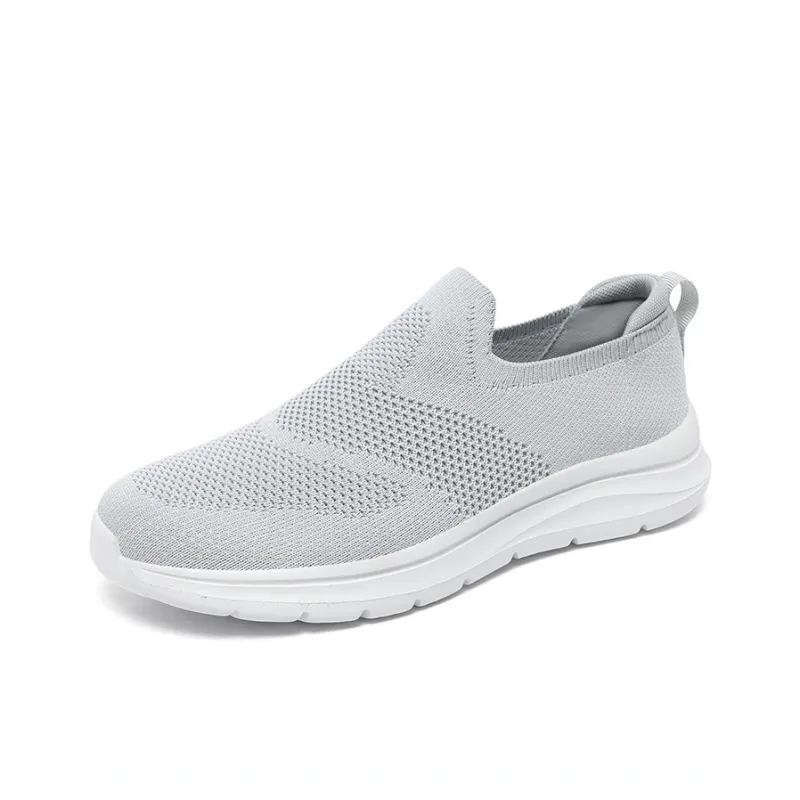 SENGUIBUCK Breathable Lightweight Low-Top Casual Shoes Men's Beige-4