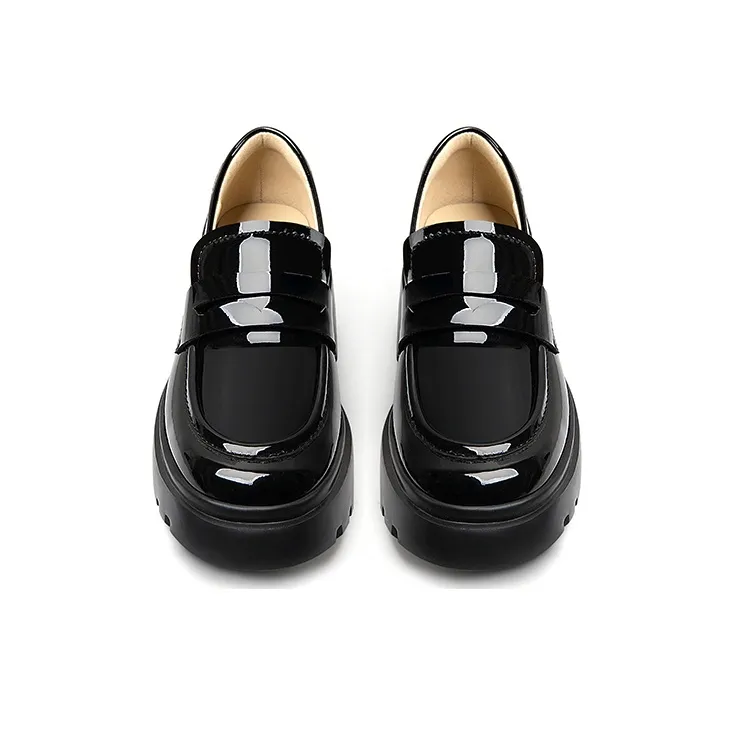 Lily Wei Loafers 6.5cm Women's Black-3