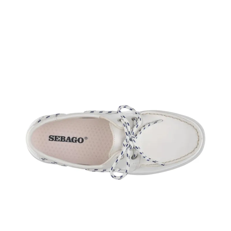Sebago Jackman Boat Shoes Women's White-2