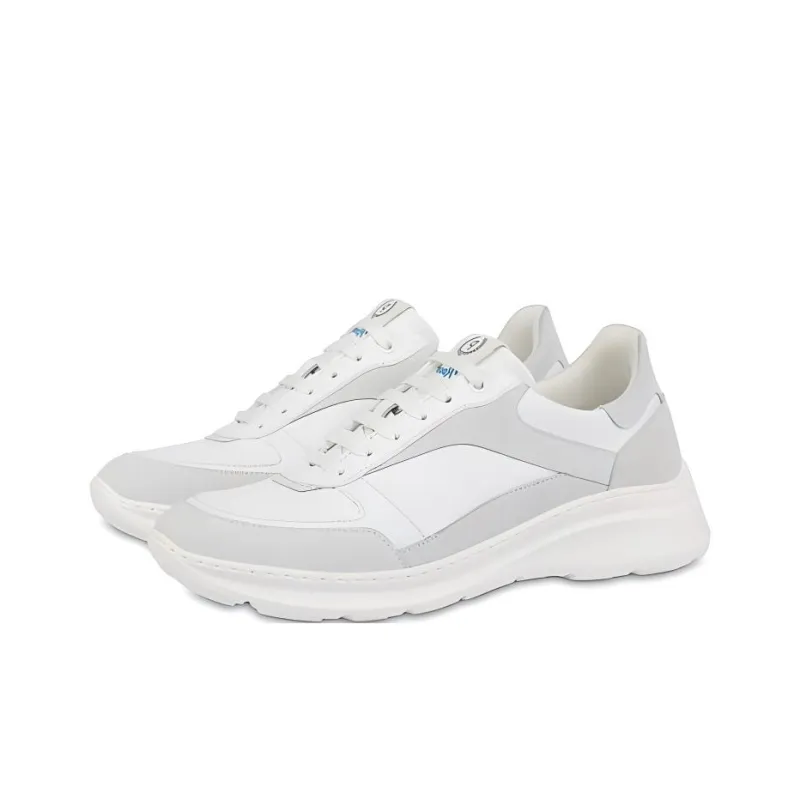 Pollini Sfera Low-Top Casual Shoes Men's White-2