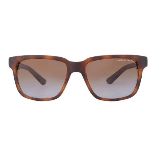 ARMANI EXCHANGEAE Plastic Square Sunglasses Men's Brown