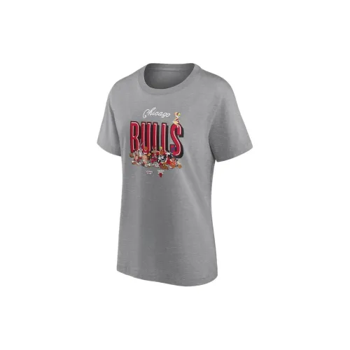 NBA Chicago Bulls T-Shirts Women's Gray