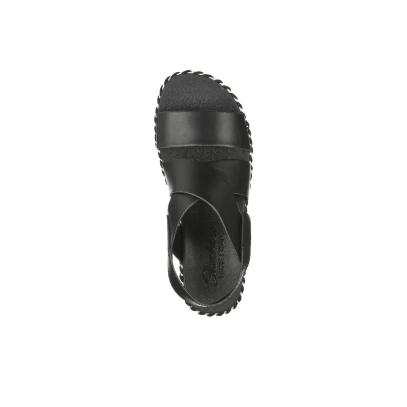 Skechers Sepulveda Beach Sandals Women's Black White-3